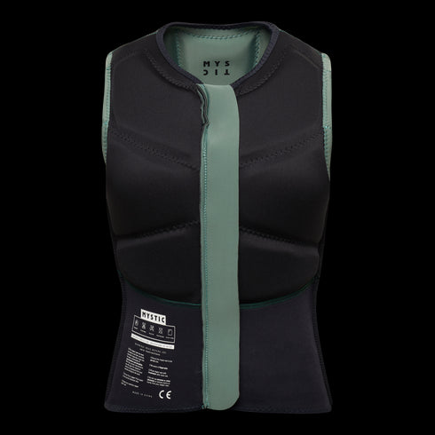 Star Impact Vest Fzip Women - Dark Olive